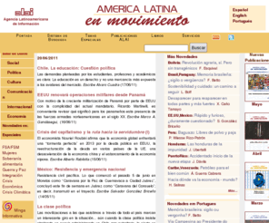 alainet.org: América Latina en Movimiento
Noticias, Eventos, Documentos sobre América Latina