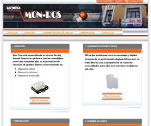 mon-ros.com: Asesoría MON-ROS
Asesoría MON-ROS, tenemos a su disposición todo tipo de servicios de asesoramiento, administración de fincas y servicios inmobiliarios