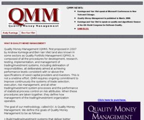 qualityportfoliomanagement.com: Quality Money Management
Quality Money Management is a new management philosophy in trading and money management industry.