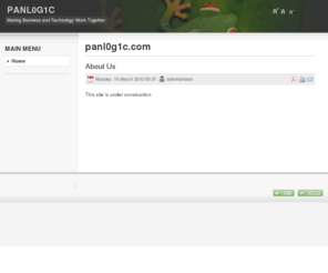 panl0g1c.com: panl0g1c.com
Joomla! - the dynamic portal engine and content management system