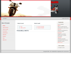paolinellimoto.info: Paolinelli Moto
Paolinelli Moto, vendita moto nuove e usate, accessori e assistenza tecnica specializzata
