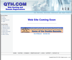 thelightfamily.com: QTH.com Web Hosting and Domain Name Registrations
QTH.com Web Hosting and Domain Name Registrations