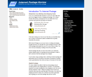 internetpostagereview.com: Internet Postage Review - Streamline Your Mailing And Shipping Tasks
Become your own post office with practical how-to guides on calculating and printing your own postage labels and stamps right from your PC. 