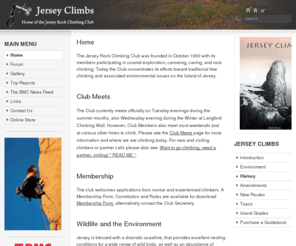 jerseyrockclimbingclub.com: Jersey Climbs
Jersey Climbs. Home of the Jersey Rock Climbing Club. Rock Climbing Guide for Jersey, Channel Islands.