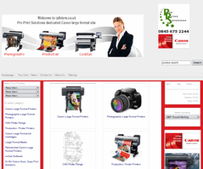 ipfstore.com: Canon imagePROGRAF Large Format Printers - Order the latest Canon ipf6300 and Canon ipf8300
Canon imagePROGRAF Large Format Printers - Buy lease or rent the latest range of canon imageprograf large format printers from canon's accredited large format partner