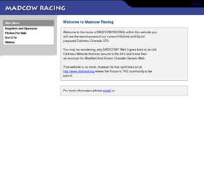 madcow-racing.co.uk: Madcow Racing
Madcow Racing