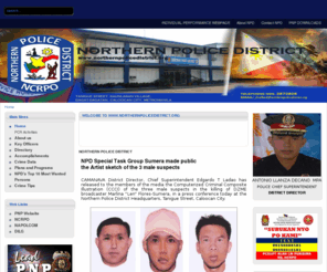 northernpolicedistrict.org: NORTHERN POLICE DISTRICT
Northern Police District - The official website of Northern Police District (CAMANAVA Police District)