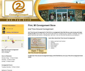 2ndtimeconsign.net: Consignment Store Flint, MI - 2nd Time Around Consignment
2nd Time Around Consignment provides consignment store for gently used and new furniture in Flint, MI. Call 810-720-8120.