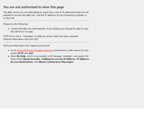 YOU ARE NOT AUTHORIZED TO VIEW THIS PAGE IIS you are not authorized to view this page iis: