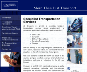 chequerstransport.com: Chequers Transport - specialist transport services
Chequers Transport - Specialist transport services