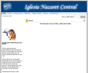 enaza.net: Iglesia Nazaret Central - Inicio
