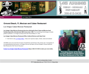 Los Amigos Cuban Mexican Restaurant Menu Los Amigos Cuban Mexican Restaurant Menu