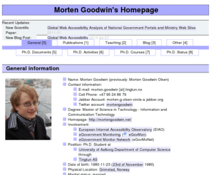 mortengoodwin.net: Morten Goodwin's Homepage
Morten Goodwins Homepage