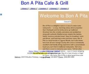 bonapitacafe.com: BonAPita Restaurant
Restaurant serving Orange County for Lebanese and American Food