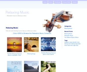 relaxingmusic.org: Relaxing Music
Looking for relaxing music? Here are some relaxation songs to soothe away your stress.