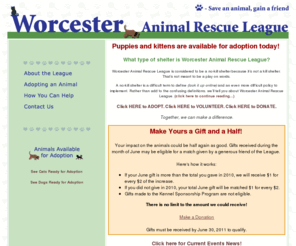 worcester-arl.org: Worcester Animal Rescue League
