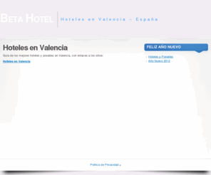 betahoteles.com: Beta Hotel
Hoteles en Valencia - España