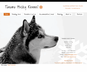 husky-expeditions.com: Tanama Husky Kennel
Tanama Husky Kennel - Sleddog-Expedition-Tours, Finland, Scandinavia, Russia