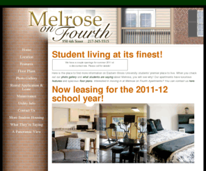 melroseonfourth.com: Welcome to Melrose on Fourth
Melrose on Fourth and Brooklyn Heights are the premier apartment living properties in Charleston, Illinois.