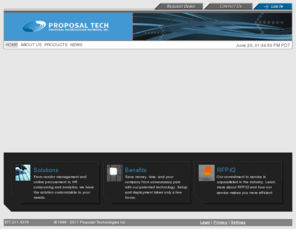 proposaltech.com: RFP Automation Software and Services
The page can be displayed on beta without affecting the main home page.