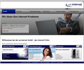za-internet.biz: Internet-Provider für Virenschutz, Webhosting, Domainservice, Security, Online-Shops, Housing
za-internet bietet professionelle Services für Internet-Zugänge, Webhosting, Domainservice, Online-Shops, Housing, Colocation, Dedicated Housing, Security-Gateways, Firewalls, Mailservice, Freemail, Virenschutz, Serviceüberwachung, Consulting, Webdesign, VPN Verschlüsselung und Resellerangebote.