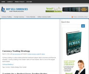 Buy and sell currency in forex