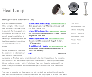 heatlamp.org: Heat Lamp - Best Selection
Find the perfect heat lamp with our product pricing and information. Keep yourself warm without spending a ton of money.