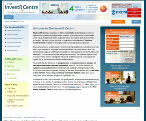 investlikethebest.com: Home of The InvestR Centre - Uncovering Value for Investors -Stock Market Training & Courses in Ireland- Get rich Safely
1-Day Stock Market Training Seminar. for the novice investor who wants to know where to start, for the person who is already investing through the stock markets who wants to reduce the errors he/she may be making, for the person working in the financial services industry who wants to better understand the financial markets. 
the investorcentre strength is its research which provides you with access to 'time-tested' investment approaches that are easy-to-follow. Exchange Traded Funds courses/training