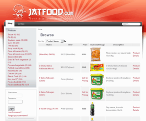 jatfood.com: Browse
JATFOOD -  Imported Japanese food