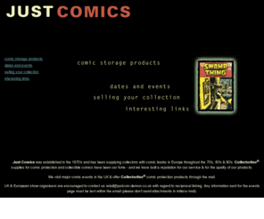 justcom.co.uk: JUST COMICS
 Just Comics, retailer of collectable comics, magazines and graphic novels etc 