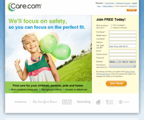 careinbaltimore.com: Babysitters, Nannies, Child Care & Senior Home Care - Care.com
Care.com - Find local babysitters, nannies, child care and senior home caregivers near you. Post jobs for babysitting, tutoring, home health care, pet care & housekeeping. Hire an available full or part time babysitter and nanny when you need one.