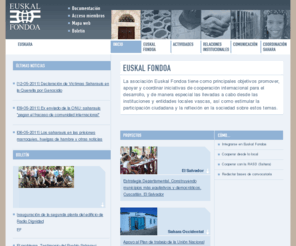 euskalfondoa.org: Euskal Fondoa
Sitio web de Euskal Fondoa, la Asociación de Entidades Locales Vascas Cooperantes