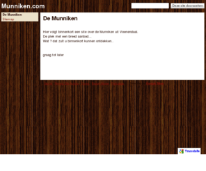 munniken.com: Munniken.com
Stek op het web van de 'Munniken'