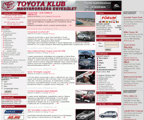 toyotaclub.hu: Toyota Klub Magyarorszg Egyeslet
