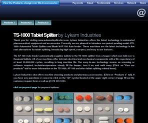 automaticpillcutter.com: Fast, low cost automatic tablet splitter and autofeeder
