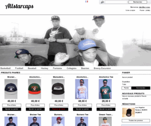 legendcaps.com: Allstarcaps
Casquettes snap back old school !