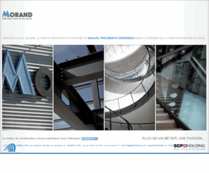 morand-sa.ch: Morand SA - Constructions métalliques, Bulle
Morand S.A. - Constructions métalliques. Depuis plus de 100 ans, le nom de Morand est synonyme de qualité, précision et expérience dans le domaine de la dans le domaine de la construction (...)