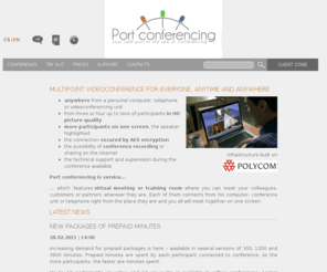 portconferencing.com: Port conferencing | multipoint videoconference & audioconference
Port Conferencing