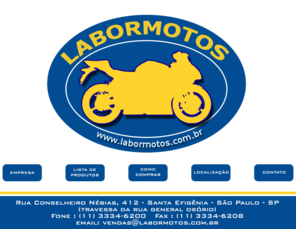 labormotos.com: Labormotos - 11-33346200
Atacadista de motopeças, varejo de peças e acessórios. Oficina Especializada. Tudo que você precisa e procura para sua moto.
