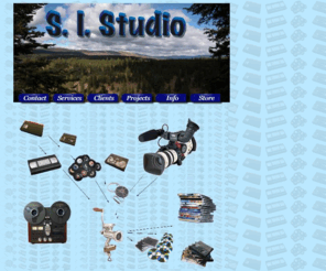 sistudio.net: S. I. Studio, video, Tape, Film and vinyl conversion
Transfer, 8mm and 16mm film, most tape formats and Audio tapes, Vinyl records to Digital Media.