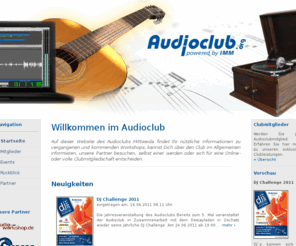 audioclub.org: Audioclub.org
Willkommen im Audioclub &amp;nbsp;  Auf dieser Website des Audioclubs Mittweida finden sie n&amp;uuml;tzlich