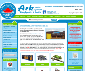 fish-tropical.com: ark pets for aquarium, pond, reptile, dog and cat products online
Pet products and supplies with speedy delivery, leading brands in stock, includes hagen, biorb, interpet, komodo, laguna, oase, blagdon, exo terra, tetra, medikoi, nishikoi, aqua one, juwel, tmc, and fluval at unbeatable prices free delivery on orders over 