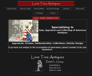 lonetreeantiques.com: Lone Tree Antiques
Artifacts of the American Frontier, the American Indian and the Cowboy