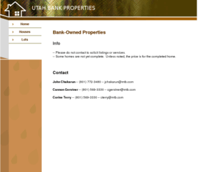 utahbankproperties.com: Utah Bank Owned Foreclosed New Homes Lots
New Construction houses and lots for sale by the bank.