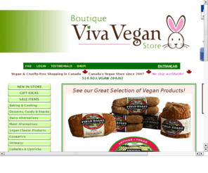 vivagranolaveganstore.ca: Canada's Vegan Shop! Viva Granola Vegan Store - Boutique Végé
Viva Granola: Boutique végé pour magasinage écologique et sans cruauté, Canada. Produits écolos, éthiques et végans pour tous les goûts! 