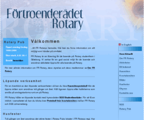 fr-rotary.com: FR Rotary - Aktuellt
En förening för de boende på Rotary studenthem i Göteborg.