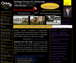 innisfilheights.com: Eric McCartney - The Official Site
The York Region Real Estate Web Site is the personal Web Site of REALTOR ® Eric McCartney.  Eric specializes in fine homes and estates.  Stated by past client's to be Everyone's favourite REALTOR ® !    ( Favorite REALTOR ® )  