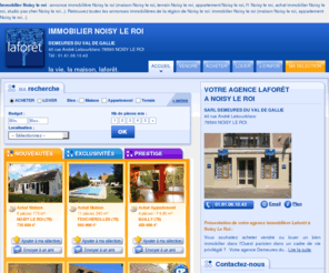 laforet-noisyleroi.com: Immobilier Noisy le roi - Agence immobilière Noisy le roi | Annonces achat et location - Laforêt Immobilier
Agence Laforêt Noisy le roi : votre agence immobilière Noisy le roi vous accompagne dans votre projet immobilier que ce soit pour vendre ou acheter un bien immobilier à Noisy le roi. Retrouvez sur notre site de nombreuses annonces immobillères à Noisy le roi.