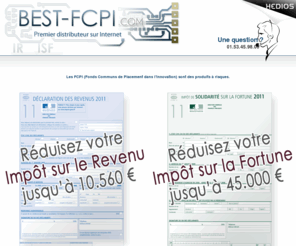 bestfcpi.com: Best-FCPI.com | 1er distributeur de FCPI sur Internet
Les meilleurs (Fonds Commun de Placement dans l'Innovation) jusqu'à 0% de droits d'entrée: FCPI Durée Limitée 4, FCPI A Plus Innovation 10, FCPI Santéau, FCPI A Plus E-Business 10, FCPR 123Capitalisation.