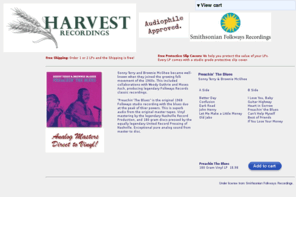 harvestrecordings.com: Classic Smithsonian Folkways- Audiophile Vinyl Reissues - Sonny Terry & Brownie McGee
Smithsonian Folkways on Vinyl